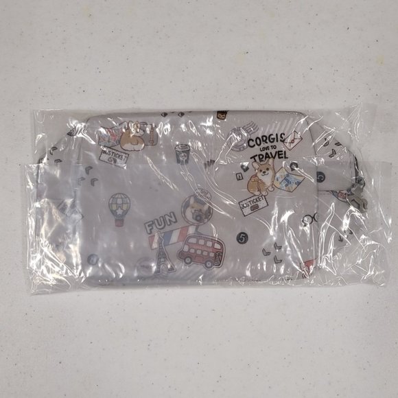 Waterproof Corgi Puppy Cube Makeup Cosmetic Bag - Picture 9 of 13